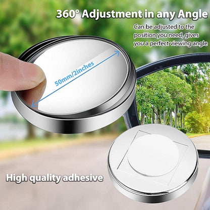 360° Blind Spot Mirrors (Set of 2) Drive Safer, Smarter & Stress Free